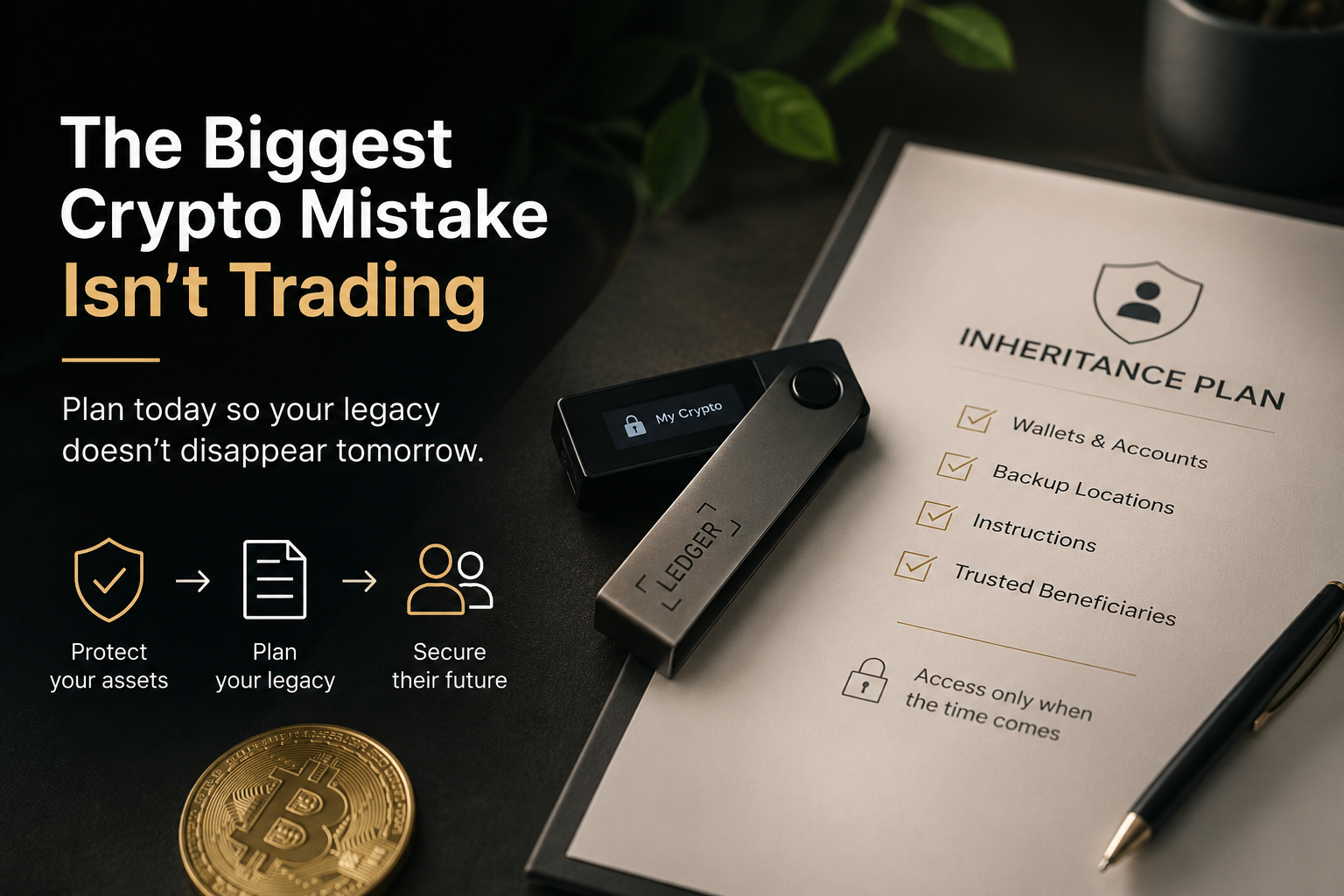 The Biggest Crypto Mistake Isn't Trading